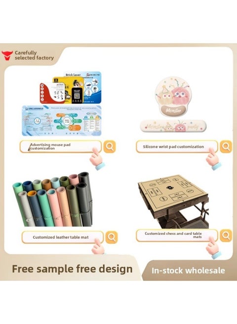 Advertising Mouse Pad Diy Large Table Pad Wrist Pad Game Processing Small Batch Office Mouse Pad Manufacturers Wholesale-Pattern:Precision Overlock Plus 0.3 Pieces