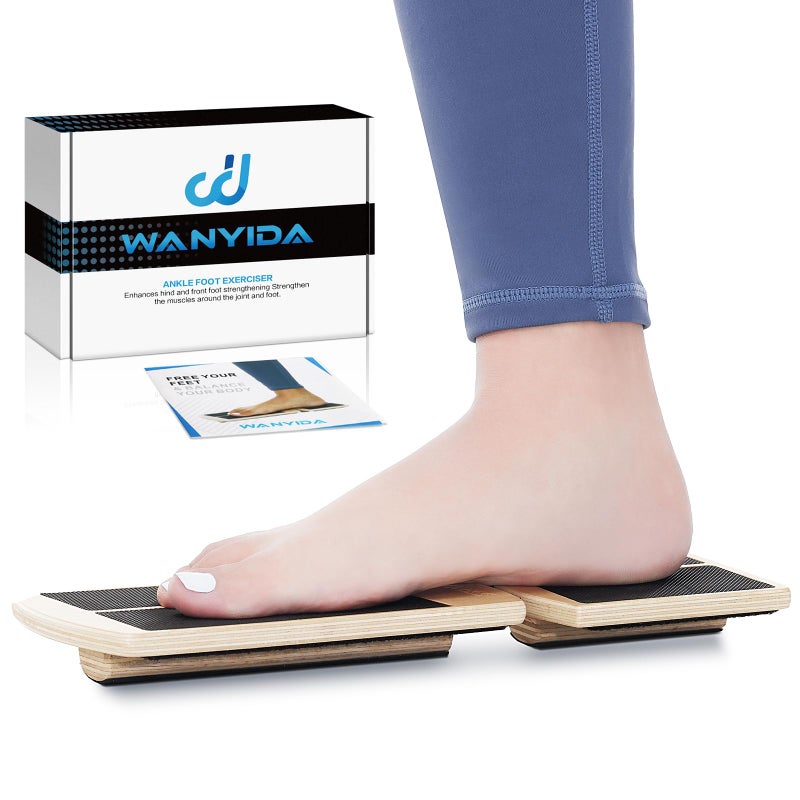 WANYIDA Ankle Foot Strengthener Exerciser for Sprained. Single Leg Balance Board, Posture Corrector, Foot Stretcher for Plantar Fasciitis Relief. Patent Pending - Image 1