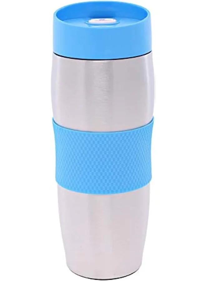 Nessan Mug With Silicone Rubber 383Ml Blue