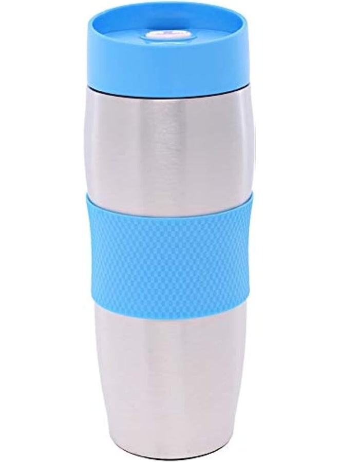 Nessan Mug With Silicone Rubber 383Ml Blue  - Image 1