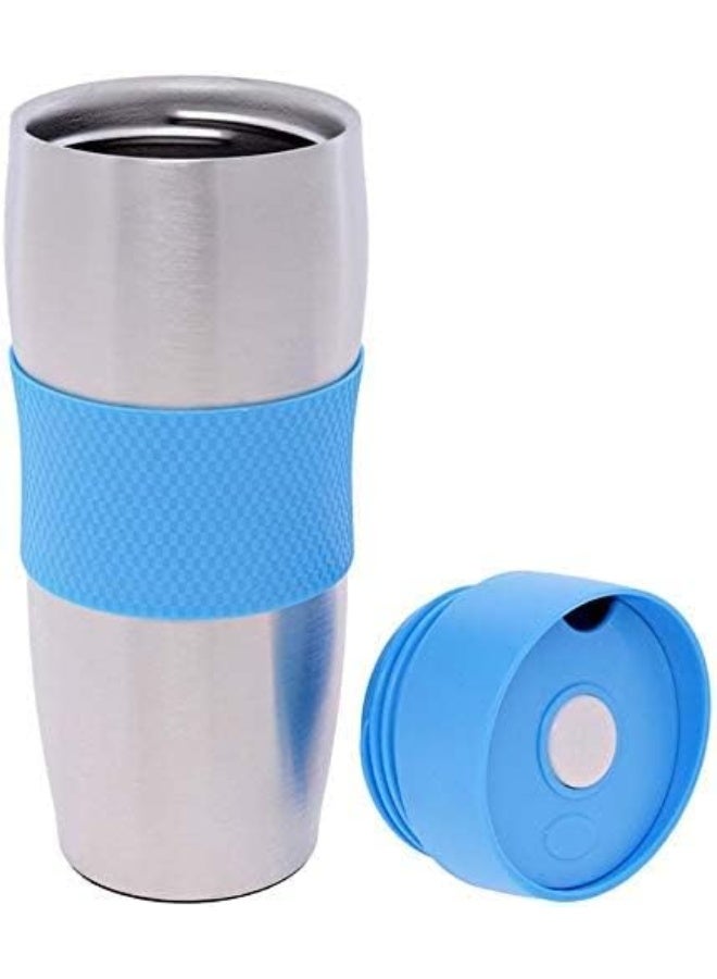 Nessan Mug With Silicone Rubber 383Ml Blue  - Image 3