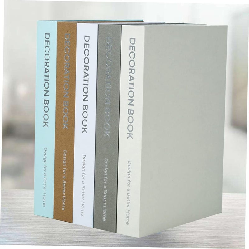 Modern Simulated Book Decor Desktop Ornaments For Home Office Dark Blue 21 5x15 7cm Set Of 2 - Image 3