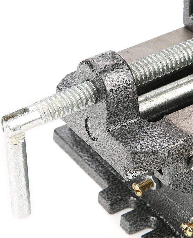 كلاراكو كماشة مثقاب منزلقة متقاطعة مقاس 4 بوصات مركبة عالية التحمل، كماشة منزلقة متقاطعة، حامل كماشة لطحن المعادن، أداة تثبيت كماشة، حامل كماشة - Image 5