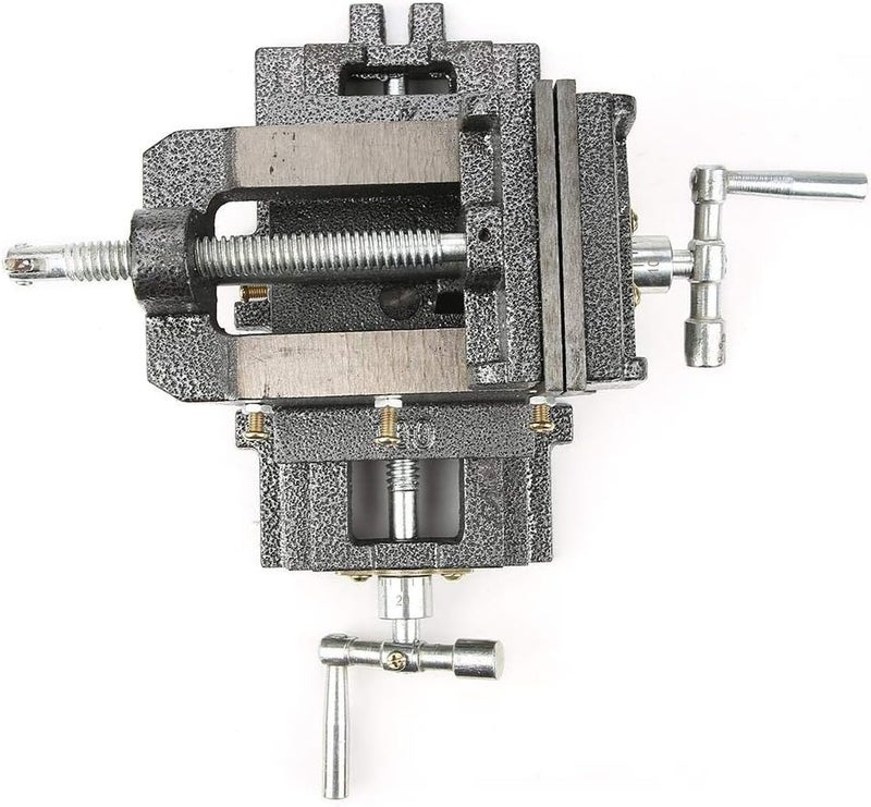 كلاراكو كماشة مثقاب منزلقة متقاطعة مقاس 4 بوصات مركبة عالية التحمل، كماشة منزلقة متقاطعة، حامل كماشة لطحن المعادن، أداة تثبيت كماشة، حامل كماشة - Image 3