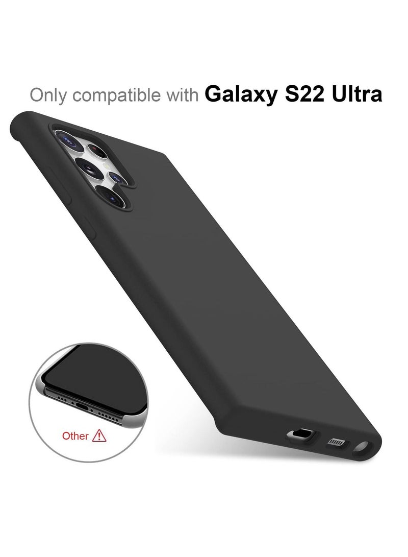 BORTONY Galaxy S22 Ultra Liqiud Silicone Case Silky Smooth Slim Full-Body Protective Silicone Case Cover For Samsung Galaxy S22 Ultra - Image 5