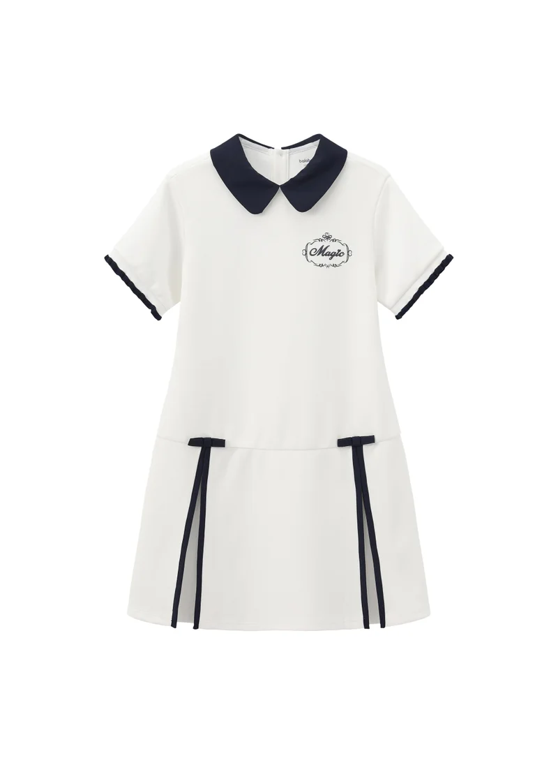 Balabala Kids Girls Knitted one-piece dress