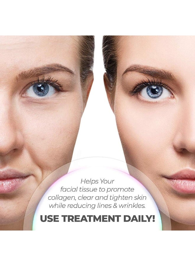 Red Light Therapy Mask for Face & Neck, 7 Colors LED Face Mask Light Therapy for Skin Vitality, Anti-Aging Wrinkles Removal, Home Use Beauty Device, SC256C - Image 4