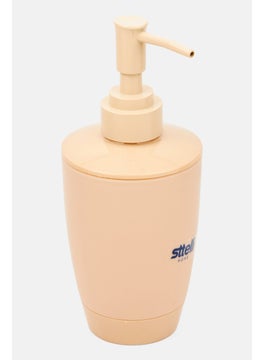Sttelli Kaleidoscope Plastic Soap Dispenser Pump Bottle 400ml, Light Peach  - Image 2