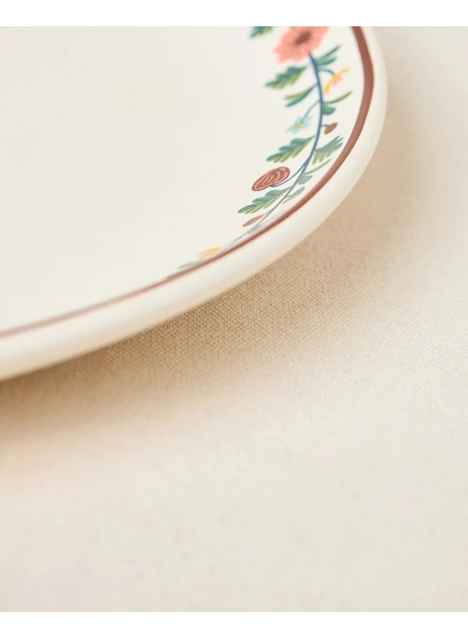 Chumbak Tiara Dinner Plate, 10" dia | Kashmir Trails
