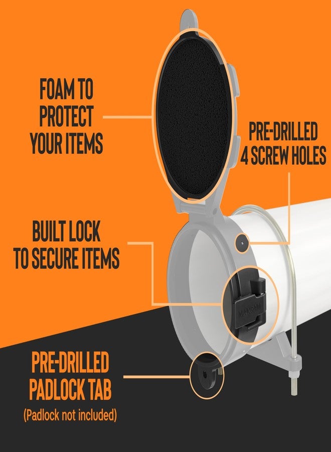 manram Conduit Carrier Kit 6 Inch Diameter (Black) - PVC Conduit Carrier, Mounting Hardware Included - Image 4