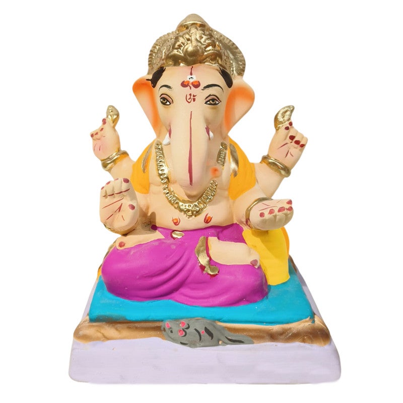 Madhoor Eco Friendlly Ganesh Idol  10 Inch - Image 3