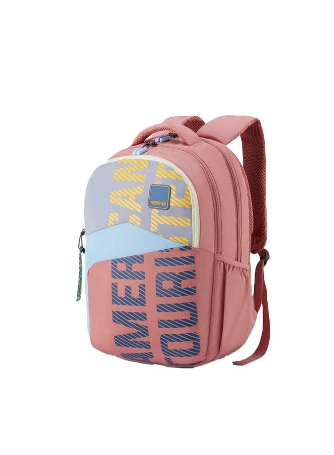 American Tourister Sest 3.0 Style 03, Large 3 Compartment Backpack, 26L with Spacious Interiors Bags For School, Office, College, Gift For Men & Women - Pink - Image 5