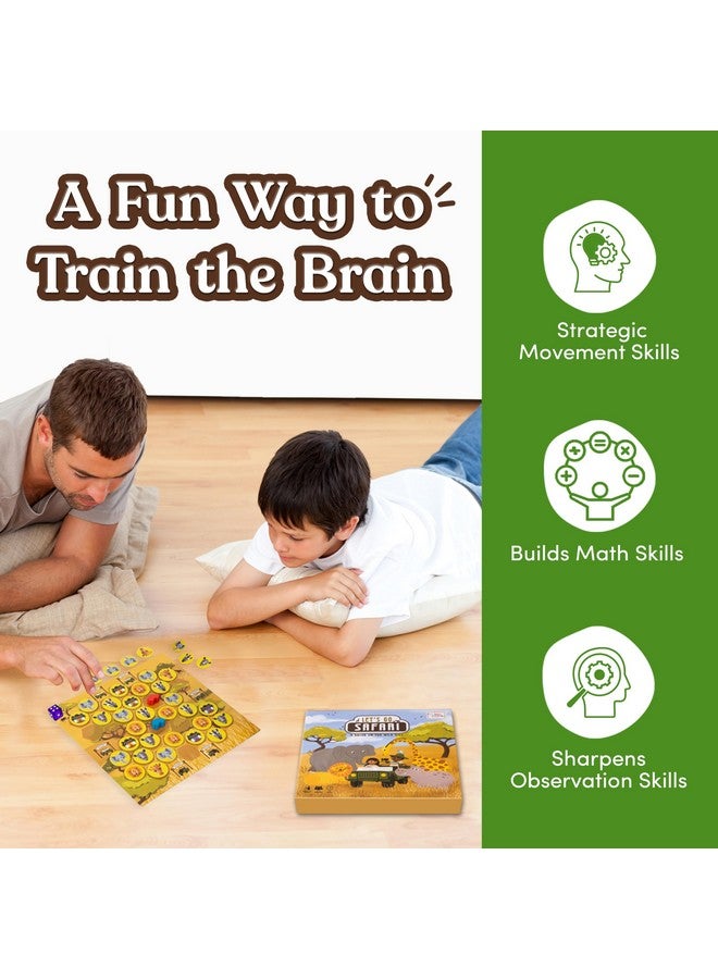 Trunk Works Let’s Go Safari by Trunkworks | Family Strategy Board Game for Kids Ages 6 and up | Develops Spatial Reasoning and Math Skills | 2 to 4 Players - Image 5