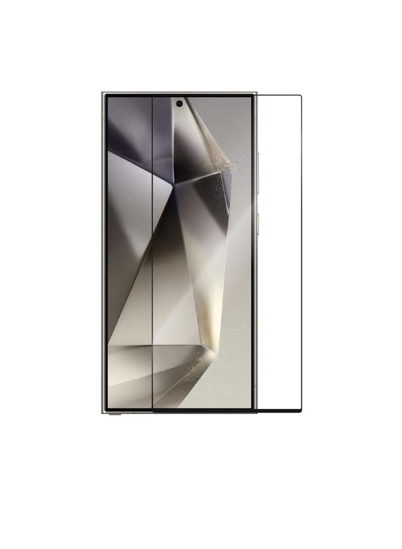 بروستايل واقي شاشة سامسونج جالكسي S24 ألترا - شفاف عالي الدقة، مقاوم للخدش، مناسب للحافظات، يدعم فتح القفل ببصمة الإصبع - Image 1