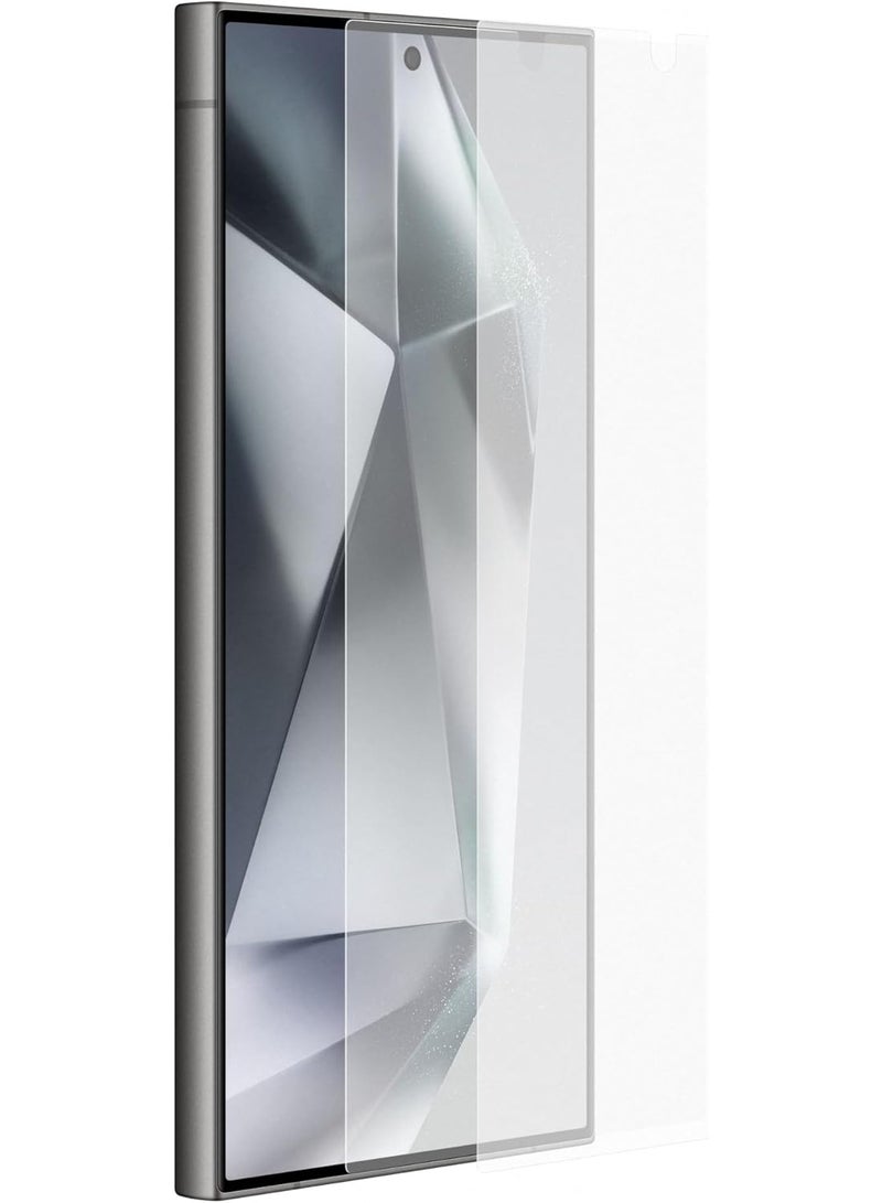 بروستايل واقي شاشة سامسونج جالكسي S24 ألترا - شفاف عالي الدقة، مقاوم للخدش، مناسب للحافظات، يدعم فتح القفل ببصمة الإصبع - Image 4