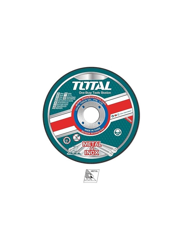 TOTAL Metal cutting disc 4.5 inch set 10 PCs - Image 1