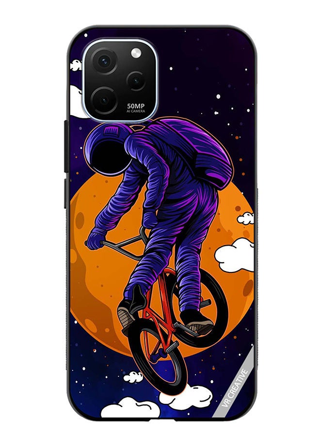 VR CREATIVE Protective Case Cover For Huawei Enjoy 50z Wheelie Astro Design Multicolour - Image 1