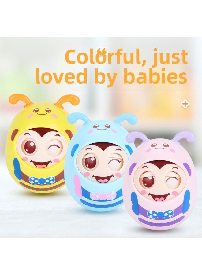Tumbler Toy Baby 6 Months Baby Puzzle Early Education Child 0-1 Eyes Nod To Soothe Children Rattle Doll-Color:Color Ball Color Perception (12 Months Baby) 060 - Image 5