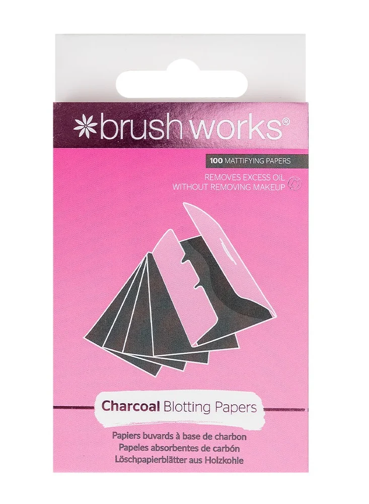 براش ووركس أوراق Brushworks لامتصاص الزيوت بالفحم - 100 ورقة