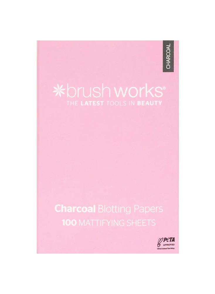 براش ووركس أوراق Brushworks لامتصاص الزيوت بالفحم - 100 ورقة