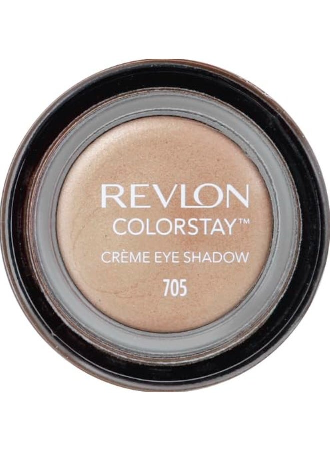 Revlon Crème Eyeshadow, ColorStay 24 Hour Eye Makeup, Highly Pigmented Cream Formula in Blendable Matte And Shimmer Finishes, 705 0.18 Oz Crème Brulee - Image 1