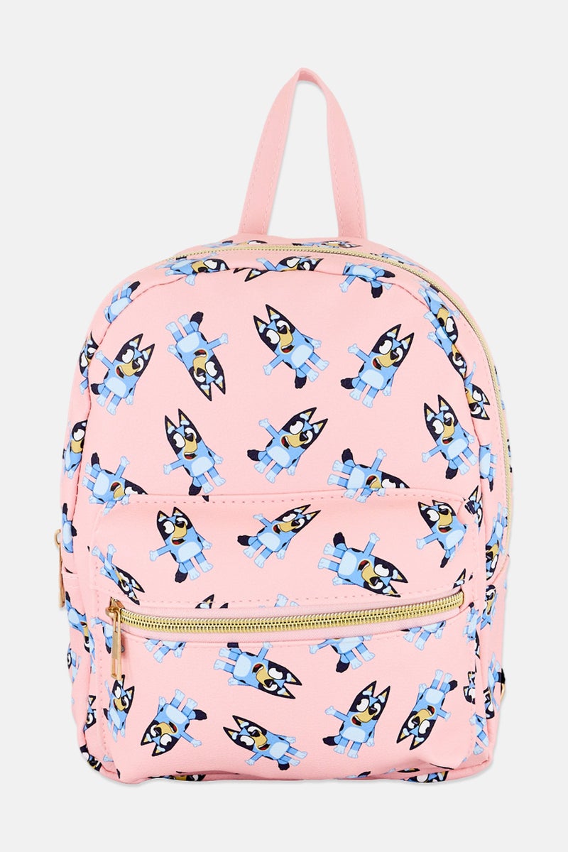 BLUEY Women Graphic Print Mini Backpack Bag, Multicolor - Image 1