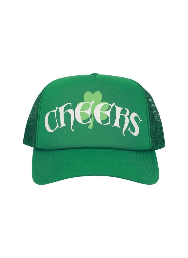 Bioworld - St. Patrick'S Day Cheers Green Trucker Hat - Image 1