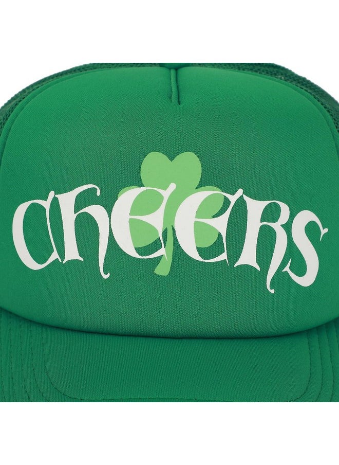 Bioworld - St. Patrick'S Day Cheers Green Trucker Hat - Image 1
