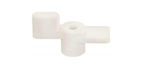 JR Products (11825 White 1/4" Fold Down Entry Door Holder - Image 1