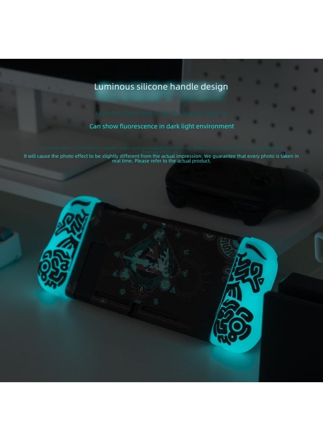 Nintendo Switch Protective Case Nsoled Glowing Handle Cover Joystick Cap Legend Zelda Tears The Kingdom Storage Bag-Model:(Spot) Ns Lost Realm Shadow Film  - Image 3