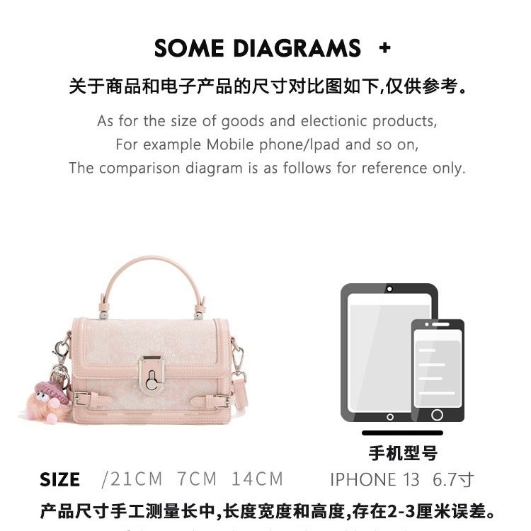 High-End Moonlight Treasure Box Bag Canvas Embroidered Commuter Small Square Bag Women'S Bag Chinese Style Embroidery - Image 5