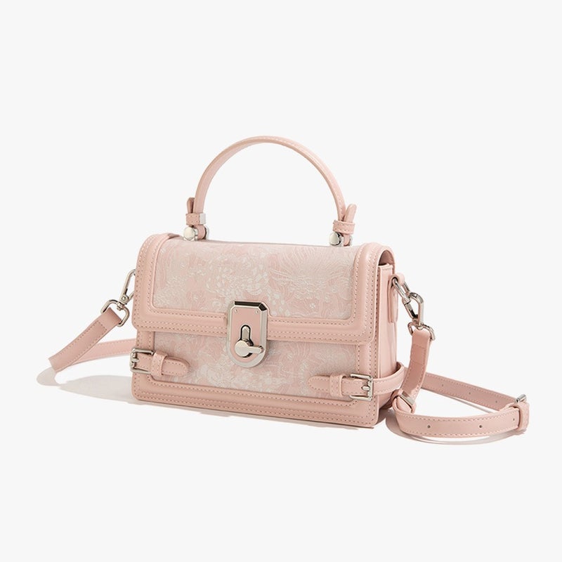 High-End Moonlight Treasure Box Bag Canvas Embroidered Commuter Small Square Bag Women'S Bag Chinese Style Embroidery - Image 3