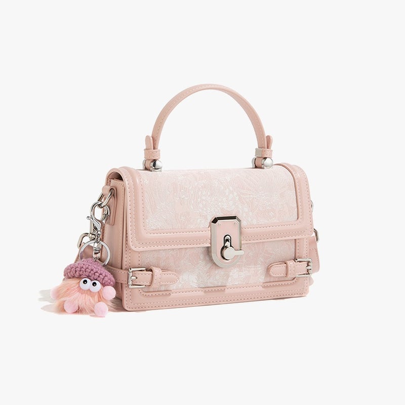 High-End Moonlight Treasure Box Bag Canvas Embroidered Commuter Small Square Bag Women'S Bag Chinese Style Embroidery - Image 4