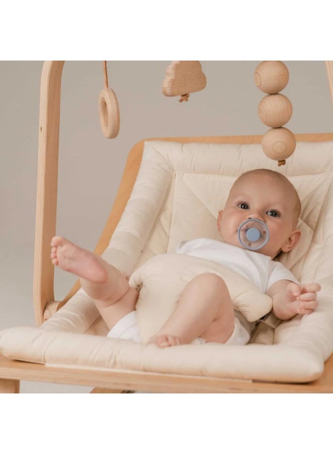 Emulait Baby Pacifier (2 Pack): 0-6 Months - Blu - Image 4