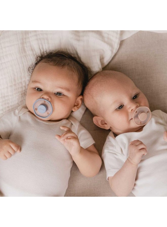 Emulait Baby Pacifier (2 Pack): 0-6 Months - Blu - Image 5