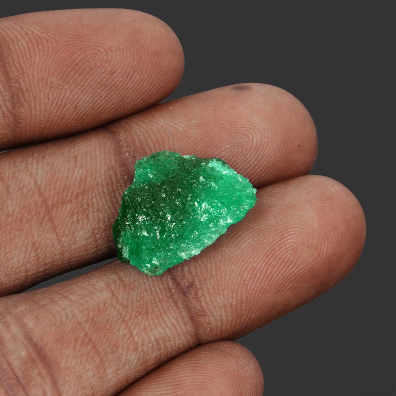 GEMHUB Natural Raw Emerald Green Gemstones for Jewelry Making 39.85 Carat Crystals and Healing Stones | Rough Emerald Gem Stones - Image 4
