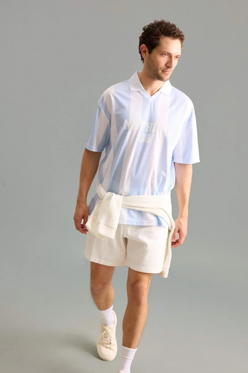 ديفاكتو Relax Fit Denim Shorts