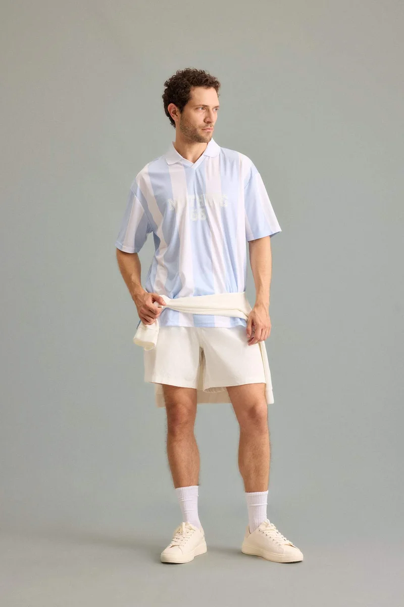 ديفاكتو Relax Fit Denim Shorts