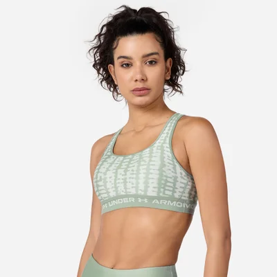 UNDER ARMOUR Women's Armour Medium Support Printed Sports Bra
