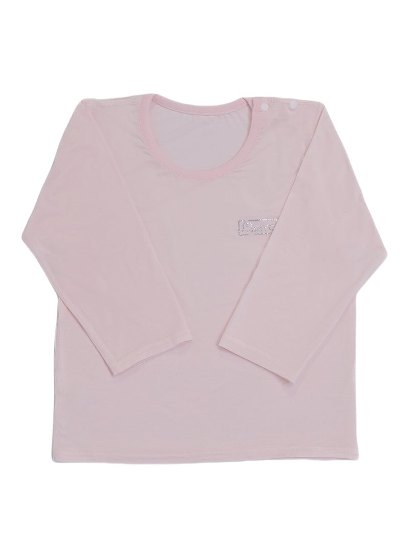 Baby Pullover Summer Top for Air-conditioned Room - Lyocell Blend, Snap Shoulder Closure, Lightweight & Breathable - For 6-24 Months  - Image 2