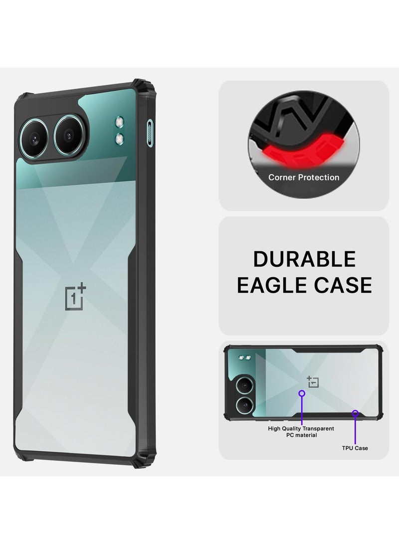 OnePlus Nord 4 Hard PC Back Cover Case with Shockproof Premium TPU Border 360 Degree Impact Resistant Camera lens Protection Transparent Cover For OnePlus Nord 4 - Image 5