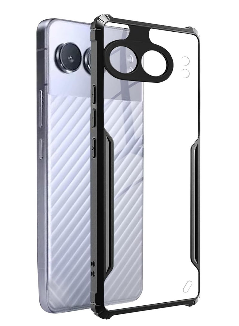 OnePlus Nord 4 Hard PC Back Cover Case with Shockproof Premium TPU Border 360 Degree Impact Resistant Camera lens Protection Transparent Cover For OnePlus Nord 4 - Image 1
