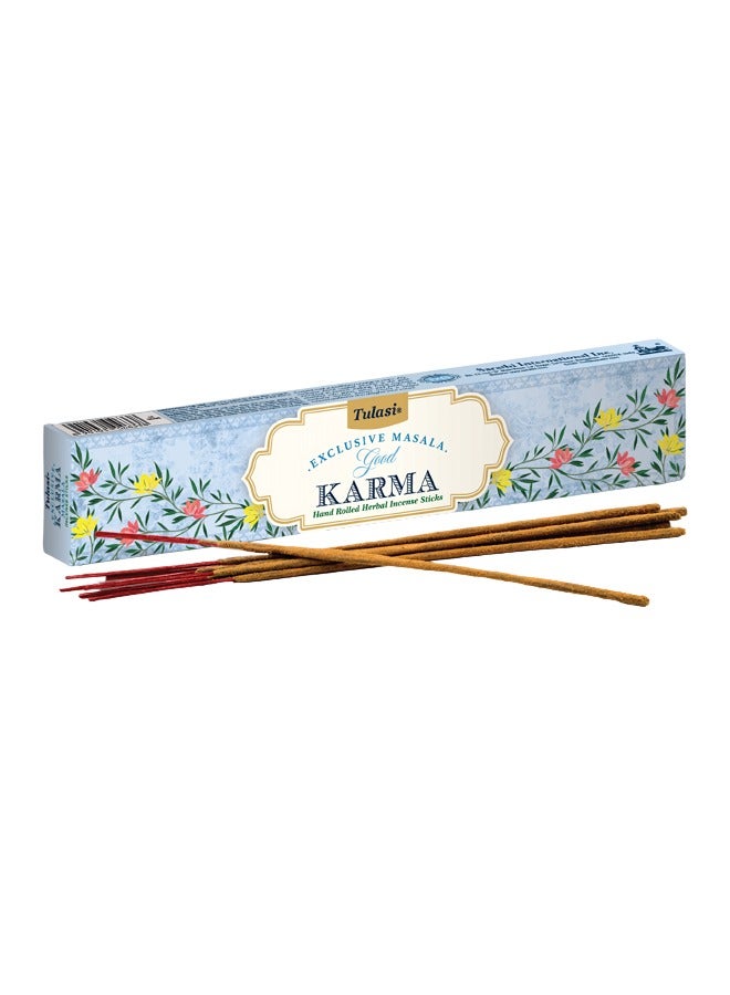 Tulasi Good Karma Masala Agarbatti Incense 15G - Image 1