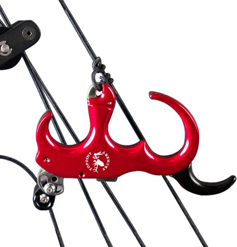 SHARROW Bow Release Aid 3/4 Fingers Automatic Archery Release Aluminium Alloy Thumb Trigger for Compound Bow Accessory - Image 2