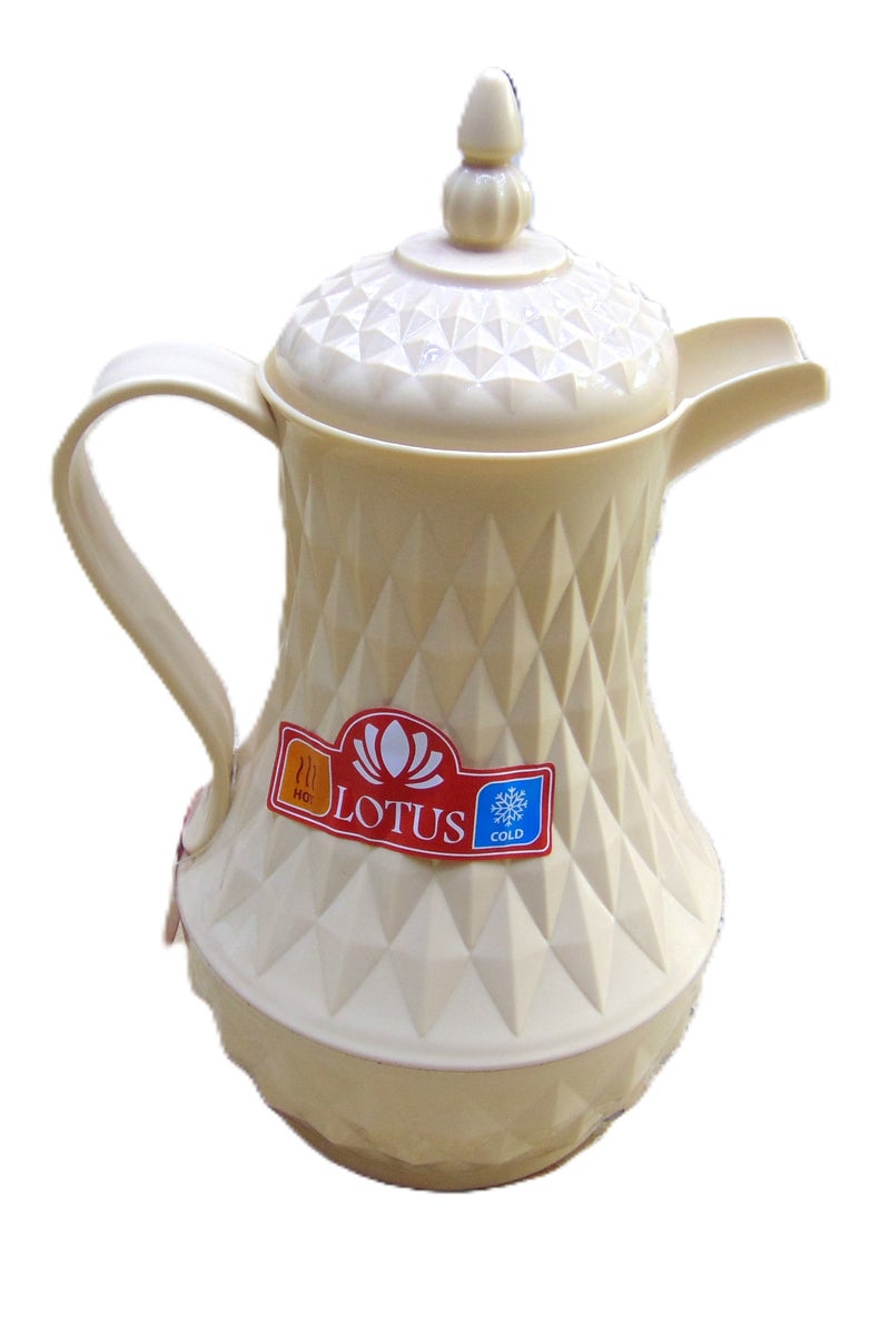 Lotus Dallah Coffee Pot (Thermo Flask) - 1 Liter - Image 1
