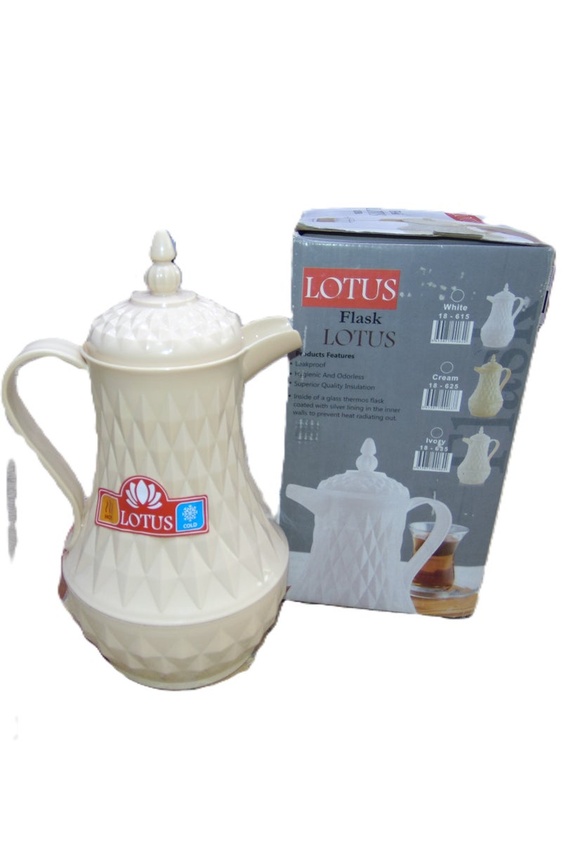 Lotus Dallah Coffee Pot (Thermo Flask) - 1 Liter - Image 3
