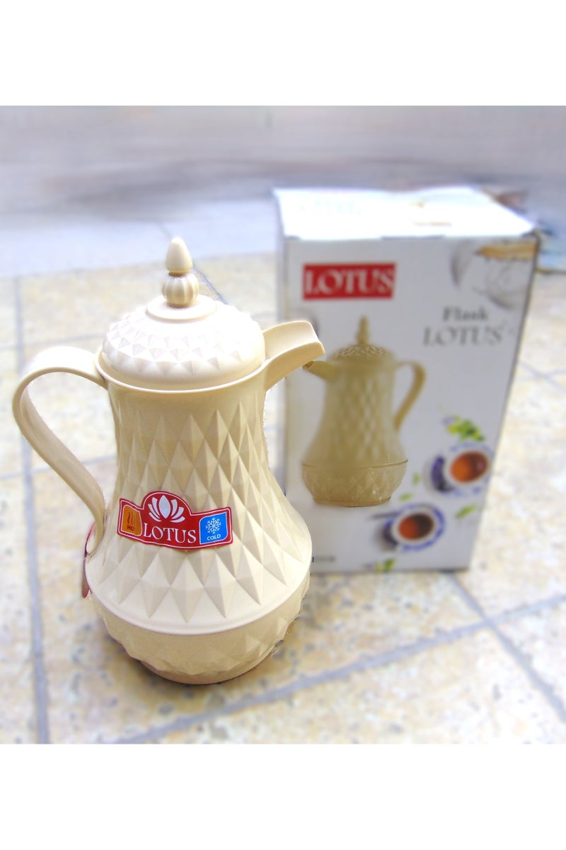 Lotus Dallah Coffee Pot (Thermo Flask) - 1 Liter - Image 4