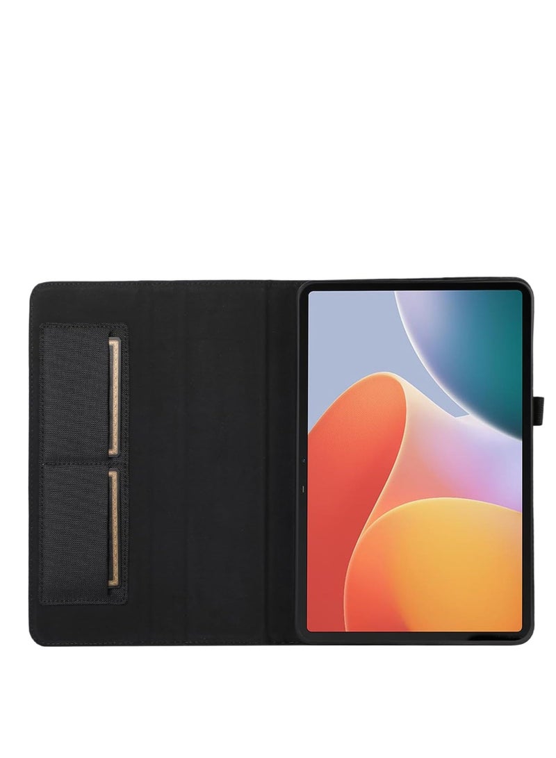 Case Compatible with Infinix Xpad 11-inch (2024) X1101 Tablet Case Soft Cloth Stand Flip Case with Card Slot Shockproof TPU Protective Cover  - Image 4