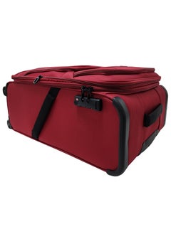 Track Lightweight Soft Shell Luggage Set of 3 Expandable Suitcase - Trolley Bags for Travel with 4 Double Wheels & TSA Lock  - Image 4