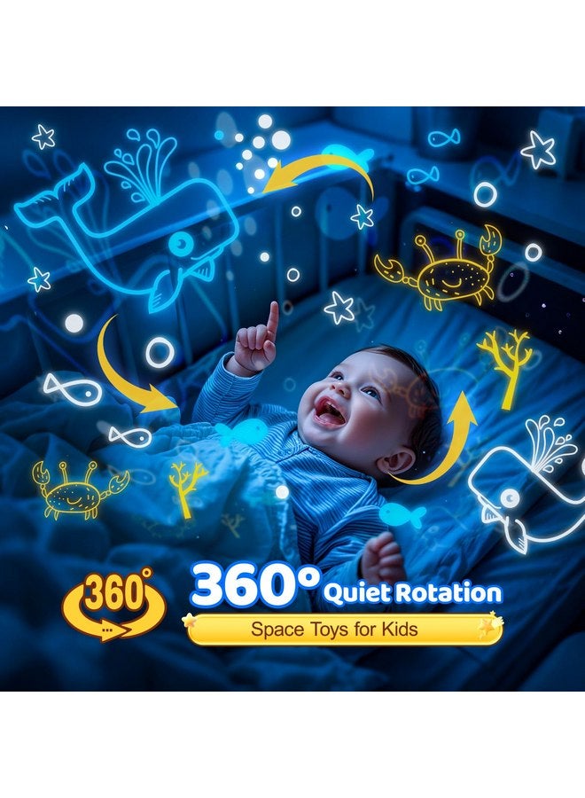 One Fire Solar System Projector Night Light for Kids Toys, 360°Rotating+5 Films Planets Space Projector Light, Planetarium Projector Space Toys, Planet Toys for Kids Night Light Projector for Kids Room Decor - Image 5